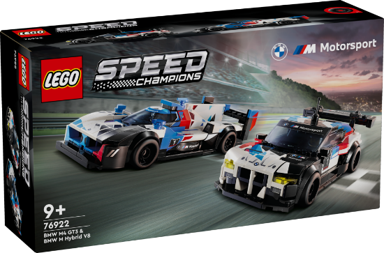 Slika LEGO® SPEED CHAMPIONS 76922 Trkaći automobili BMW M4 GT3 i BMW M Hybrid V8