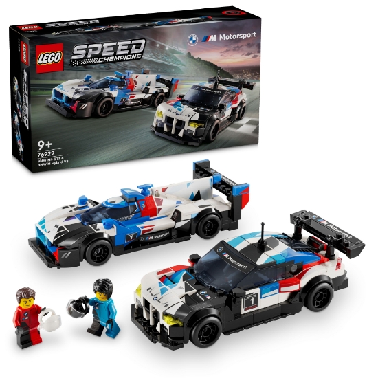 Slika LEGO® SPEED CHAMPIONS 76922 Trkaći automobili BMW M4 GT3 i BMW M Hybrid V8