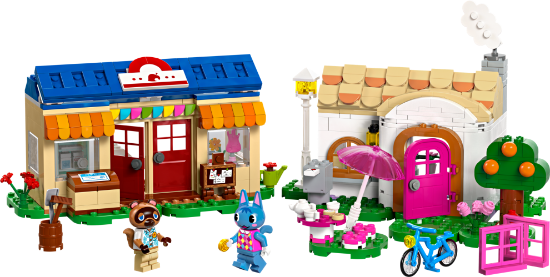 Slika LEGO ANIMAL CROSSING 77050 Nook's Cranny i Rosie u kući