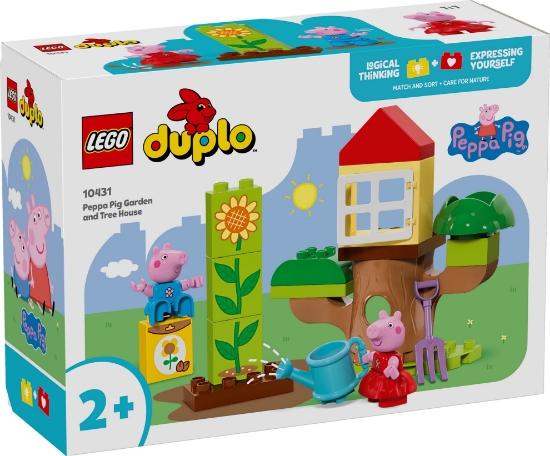 Slika LEGO® DUPLO® 10431 Vrt i kućica na drvetu Peppe Praščić