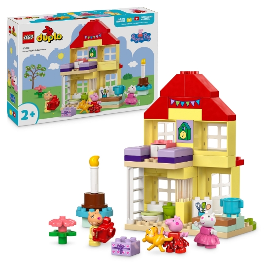 Slika LEGO® DUPLO® 10433 Rođendanski tulum u kući Peppe Praščić