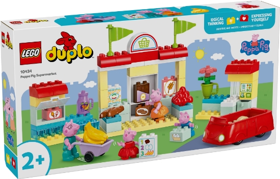 Slika LEGO® DUPLO® 10434 Peppa Praščić u supermarketu