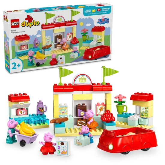 Slika LEGO® DUPLO® 10434 Peppa Praščić u supermarketu