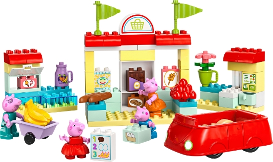 Slika LEGO® DUPLO® 10434 Peppa Praščić u supermarketu