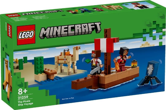 Slika LEGO® MINECRAFT® 21259 Putovanje gusarskim brodom