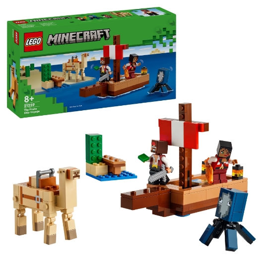 Slika LEGO® MINECRAFT® 21259 Putovanje gusarskim brodom