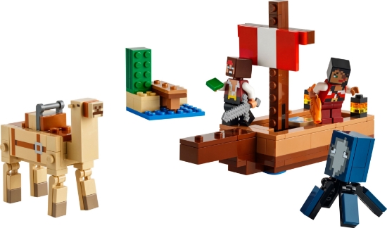 Slika LEGO® MINECRAFT® 21259 Putovanje gusarskim brodom