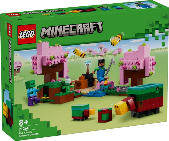 Slika LEGO® MINECRAFT® 21260 Vrt s trešnjama u cvatu