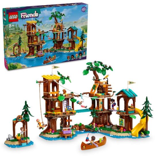 Slika LEGO® FRIENDS 42631 Kućica na drvetu u pustolovnom kampu