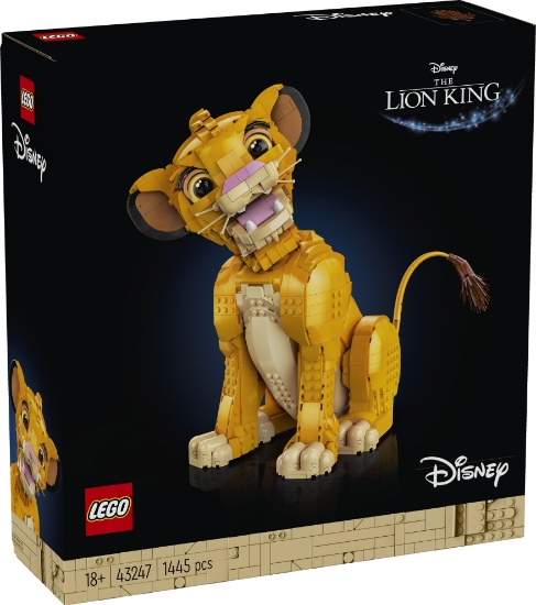 Slika LEGO® DISNEY CLASSIC 43247 Mladi  Simba, kralj lavova  