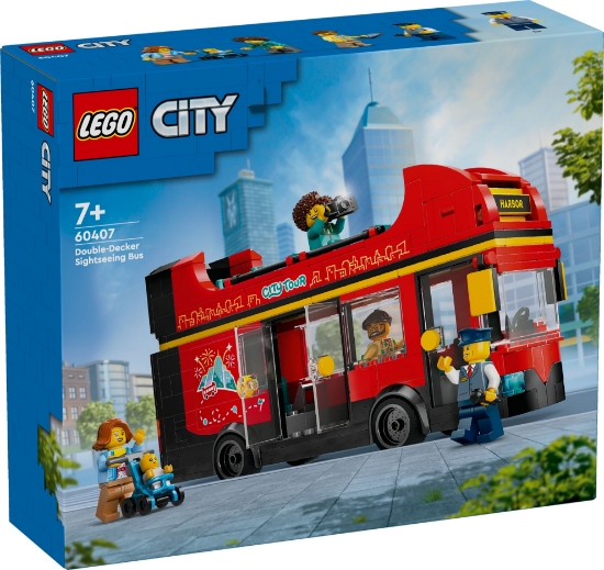 Slika LEGO®  CITY 60407 Crveni turistički autobus na kat  