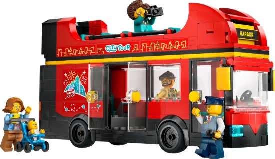 Slika LEGO®  CITY 60407 Crveni turistički autobus na kat  