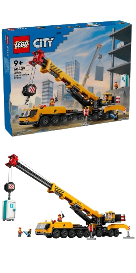 Slika LEGO® CITY 60409 Žuta mobilna građevinska dizalica 