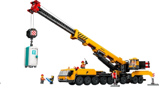 Slika LEGO® CITY 60409 Žuta mobilna građevinska dizalica 