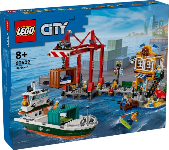 Slika LEGO® CITY 60422 Gradska luka s teretnim brodom   