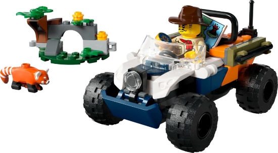 Slika LEGO® CITY 60424 ATV istraživača prašume s crvenom pandom   