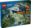 Slika LEGO® CITY 60437 Helikopter istraživača prašume u bazi  