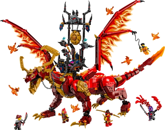 Slika LEGO® NINJAGO® 71822 Iskonska zmajica pokreta    