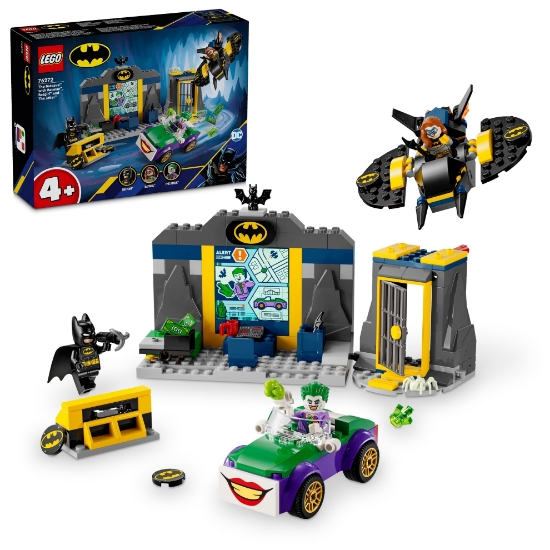 Slika  LEGO® SUPER HEROES 76272 Batman™, Batgirl™, Joker™ i Batmanova špilja™   