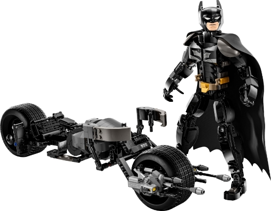 Slika LEGO® SUPER HEROES 76273 Složiva figura Batmana™ i motocikl Bat-Pod  