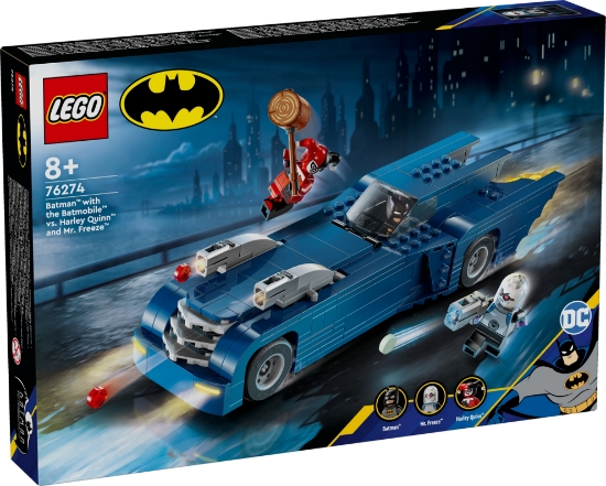 Slika LEGO® SUPER HEROES 76274 Batman™ i Batmobile™ protiv Harley Quinn™ i Mr. Freezea™   