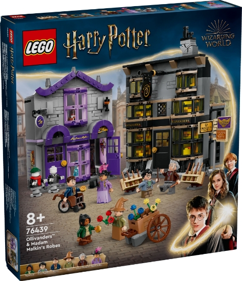 Slika LEGO® HARRY POTTER™ 76439 Ollivanderova trgovina™ i Butik gđe Malkin   