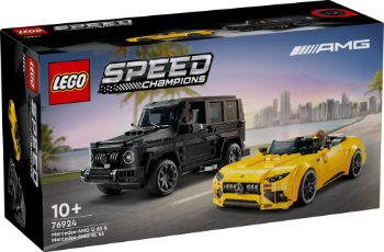 Slika LEGO® SPEED CHAMPIONS 76924 Mercedes-AMG G 63 in Mercedes-AMG SL 63  