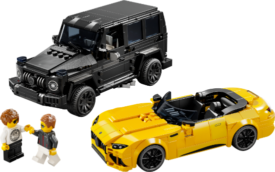 Slika LEGO® SPEED CHAMPIONS 76924 Mercedes-AMG G 63 in Mercedes-AMG SL 63  