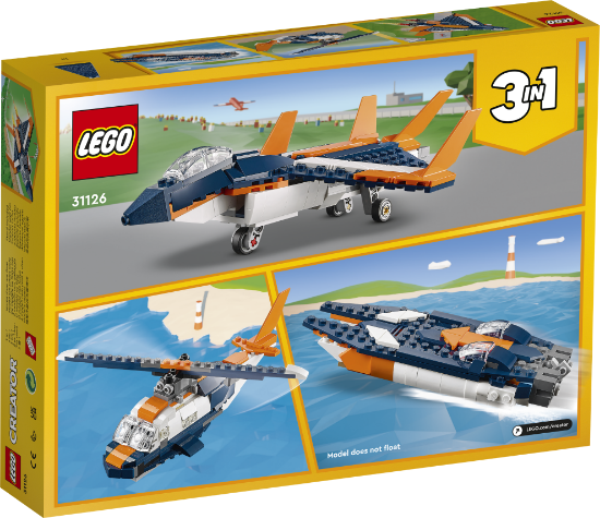 Slika LEGO® CREATOR 31126 Supersonični mlažnjak