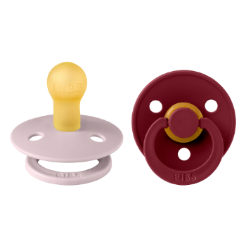 Slika BIBS Colour dude (okrugle) - Pink Plum/Elderberry (vel. 1)