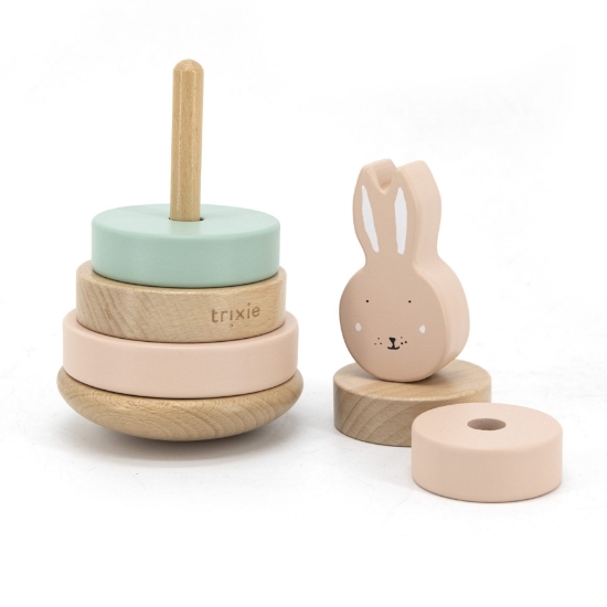 Slika Drveni obruči za slaganje Mrs. Rabbit Trixie® 