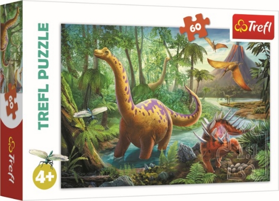 Slika Puzzle dinosauri, 60 kom 17319 - TREFL