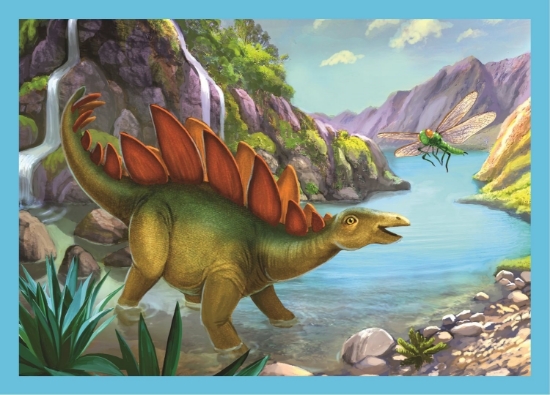 Slika  Puzzle dinosauri, 4u1 (12,15,20,24) 34609 - TREFL