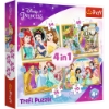 Slika  Puzzle Disney Princess 4u1 (35,48,54,70) 34385 - TREFL