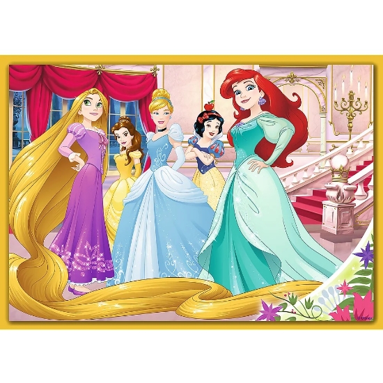 Slika  Puzzle Disney Princess 4u1 (35,48,54,70) 34385 - TREFL