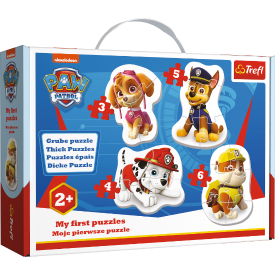 Slika  Baby puzzle Paw Patrol (3,4,5,6) 36087 - TREFL