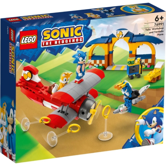 Slika LEGO® SONIC 76991 Tailsova radionica i avion-tornado