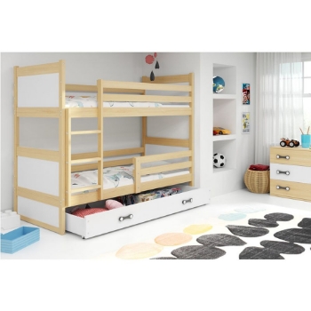 Slika Krevet BMS Rico na kat + ladica 190x80 cm, PINE