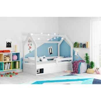 Slika BMS Domek krevet + klizna ladica 160 x 80 cm, BIA