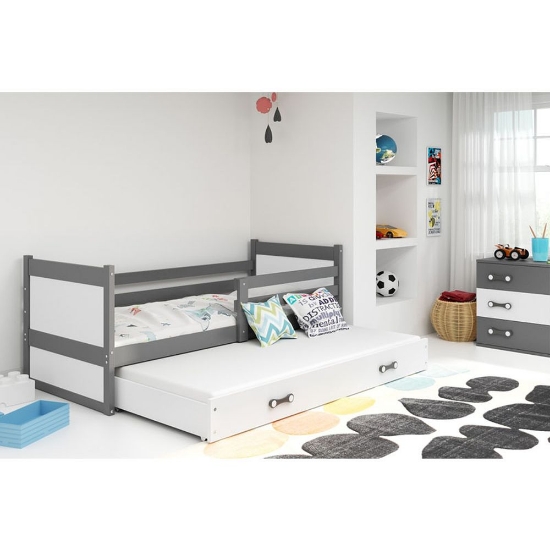 Slika BMS Rico krevet za 2 osobe 190 x 80 cm, GRF/bijela