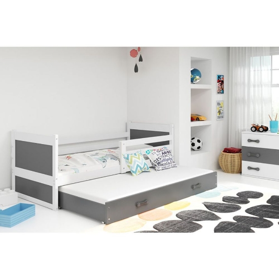Slika BMS Rico krevet za 2 osobe 200 x 90 cm, BIA/grafit