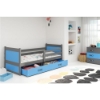 Slika BMS Rico krevet + ladica 190 x 80 cm, GRF/plava