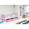 Slika BMS Rico krevet + ladica 190 x 80 cm, BIA/roza
