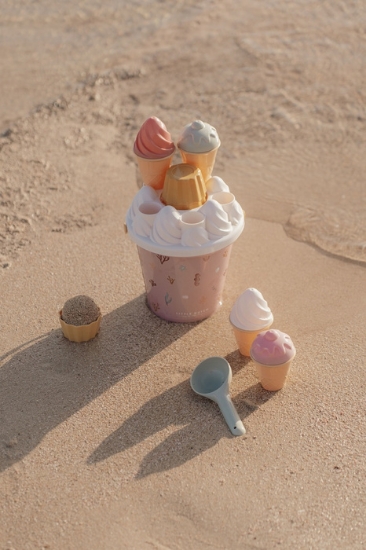 Slika Set za plažu Ice Cream Ocean Dreams Roza - Little Dutch 