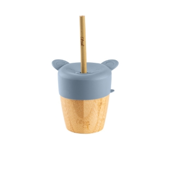 Prikažite detalje za Čaša od bambusa Dusty - Blue Citron Slika Čaša od bambusa Dusty - Blue Citron