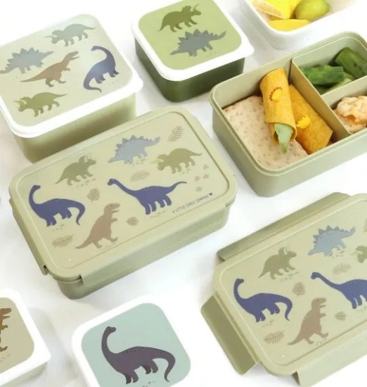 Slika Kutija za užinu Bento Dinosaurs - A Little Lovely Company