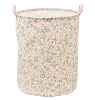 Slika Košara za pohranu igrački Blossoms - pink - A Little Lovely Company