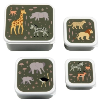 Slika Kutije za ručak i grickalice Savanna - A Little Lovely Company