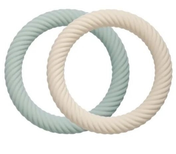 Slika Komplet 2 grizalice Sage Cream - A Little Lovely Company