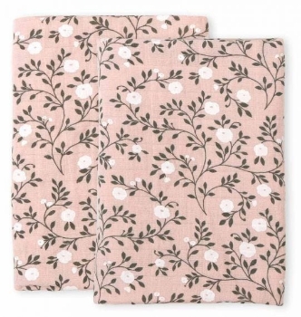 Slika Set od dvije tetra pelene, Blossom Dusty Pink - A Little Lovely Company